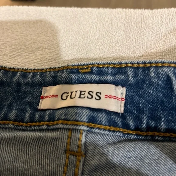 Guess Classic Blue Jean Shorts - Picture 3 of 5
